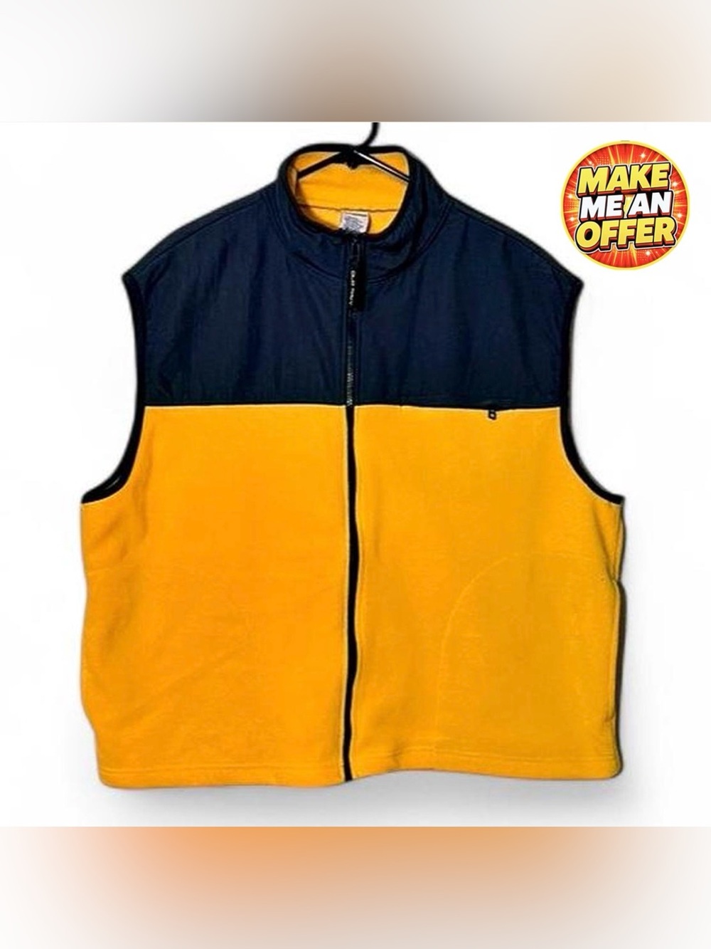 New Old Navy Yellow & Black Vest - SZ XL